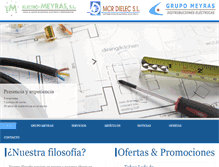Tablet Screenshot of grupomeyras.com